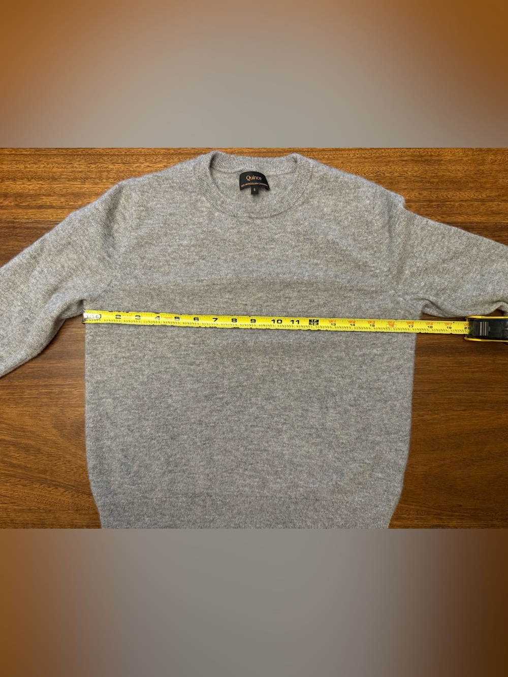 Quince Light Gray Women’s  Cashmere Crewneck Sweater Size S - Picture 4 of 9